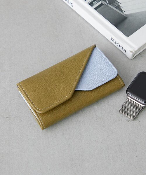 BIRTHDAY BAR（バースデイバー）の「【onoff//　オノフ】本革名刺入れ（名刺入れ・レディース・オリーブ/アイボリー/ブラック/キャメル/ベージュ/ブラック系その他/グレー・0）」の6枚目の写真