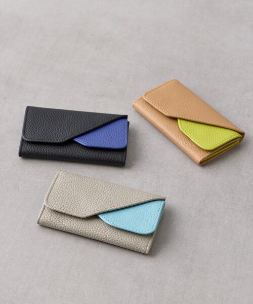 BIRTHDAY BAR（バースデイバー）の「【onoff//　オノフ】本革名刺入れ（名刺入れ・レディース・オリーブ/アイボリー/ブラック/キャメル/ベージュ/ブラック系その他/グレー・0）」の9枚目の写真