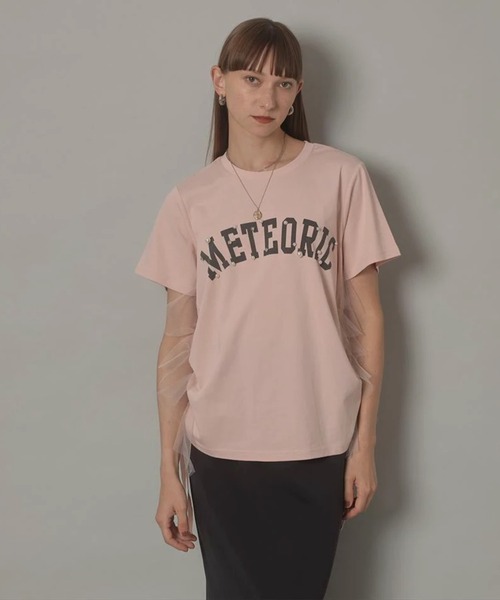 CADUNE（カデュネ）の「サイドチュールロゴT-shirt（Tシャツ