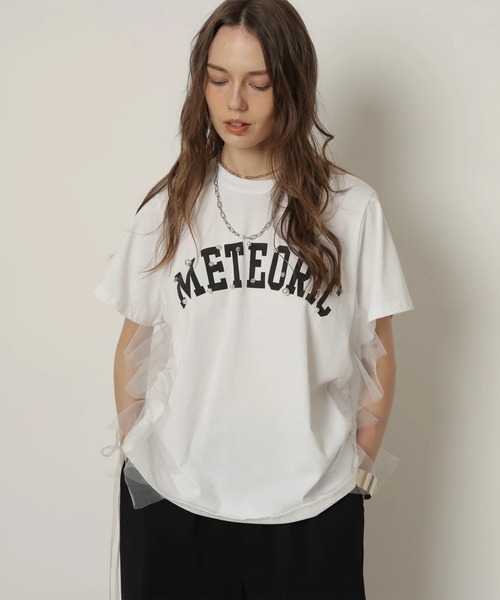 タグ付き　サイドチュールロゴT-shirt サイドチュールロゴT-shirt(ウォシャブル)（Tシャツ/カットソー