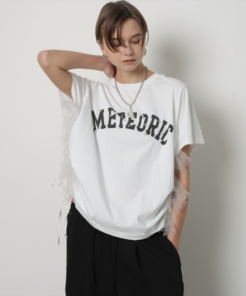 サイドチュールロゴT-shirt(ウォシャブル)（Tシャツ/カットソー