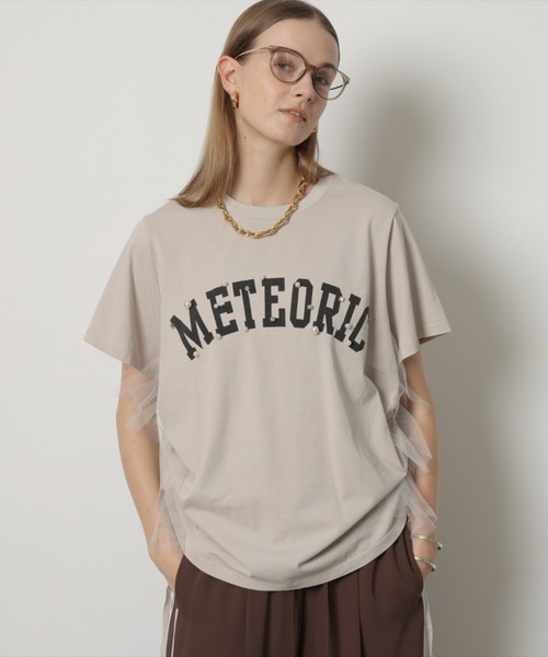 サイドチュールロゴT-shirt(ウォシャブル)（Tシャツ/カットソー