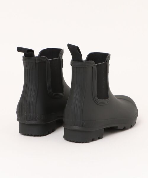 HUNTER（ハンター）の「オリジナルチェルシー レインシューズ サイドゴアブーツ MENS ORIGINAL CHELSEA（レインシューズ・メンズ・ブラック・UK6/UK7/UK8/UK9）」の2枚目の写真