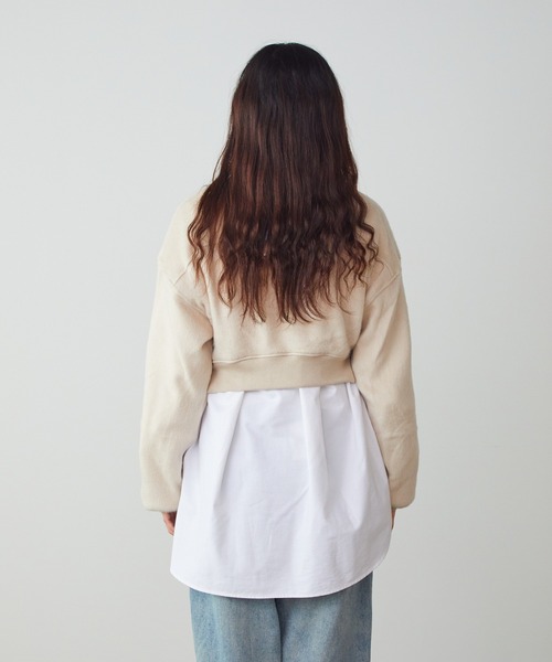 △MIOSMOKEY/ミオズモーキー SHAGGY RIBBED NECK SS ハイネック