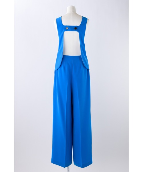 ポリエステルダブルクロス ベストサロペット（サロペット