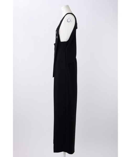 ポリエステルダブルクロス ベストサロペット（サロペット