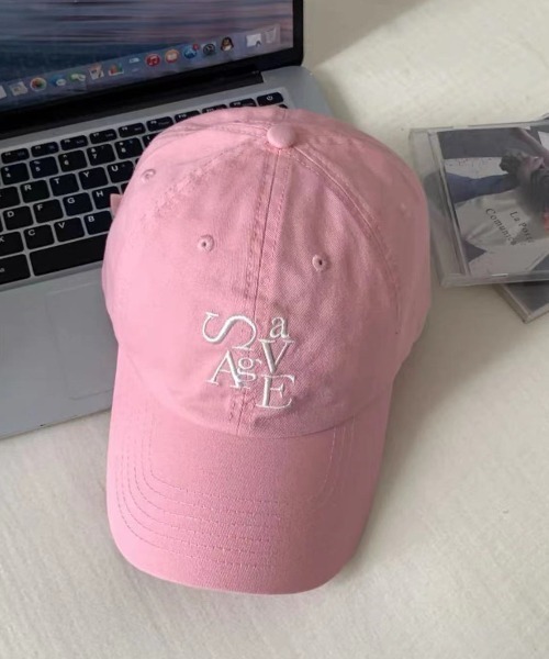 Vipoa(ヴィポア)の「ロゴ刺繍キャップ(キャップ・レディース・アイボリー/ブラック/ライトブルー/ピンク/ベージュ/ネイビー・FREE)」の16枚目の写真