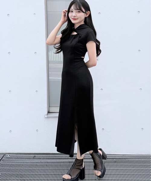 ロングパーカーワンピース（ワンピース）｜NOMAE（ノーマエ）の