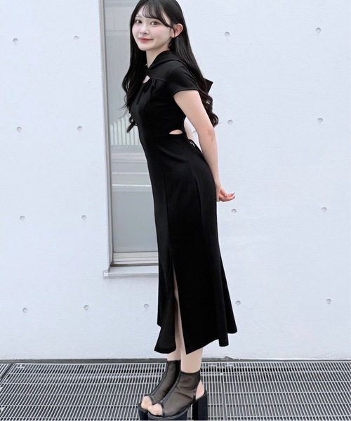 ロングパーカーワンピース（ワンピース）｜NOMAE（ノーマエ）の