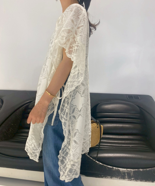 PROVOKE （プロヴォーク）の「《追加》provoke/プロヴォーク ポンチョブラウス PV-030061（シャツ/ブラウス・レディース・ホワイト・FREE）」の15枚目の写真