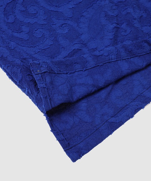 WhoWhat（フーワット）の「PAISLEY JACQUARD OPEN COLLAR SHIRT（シャツ/ブラウス・メンズ・ベージュ系その他/ブルー・M）」の7枚目の写真