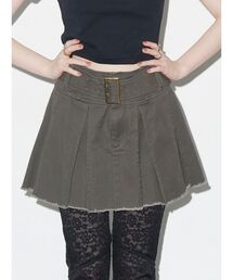 EVRIS | プリーツワイドベルトミニスカート(スカート)