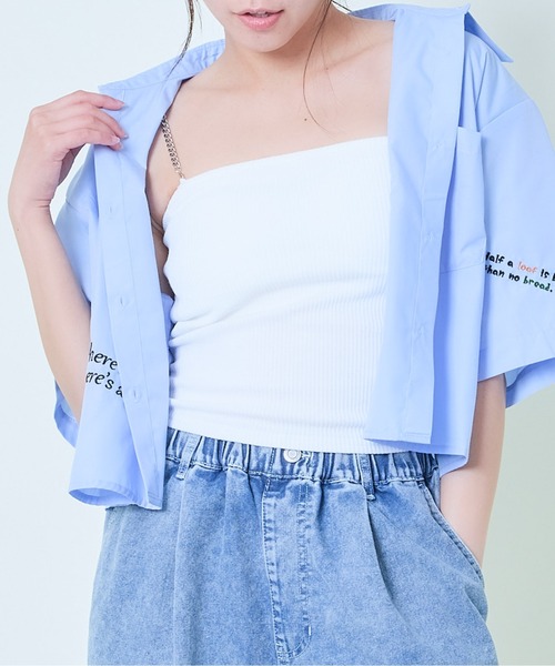 セール】《チェーンストラップ×2WAY》レディース リブキャミソール 春