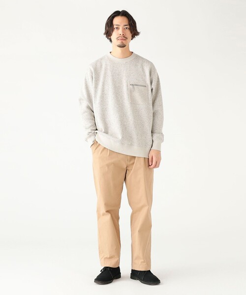 B:MING by BEAMS（ビーミングバイビームス）の「ライトフリース クルーネック スウェット（ユニセックス）（スウェット・メンズ・チャコールグレー/ライトグレー/ネイビー・S/M/L/XL）」の11枚目の写真
