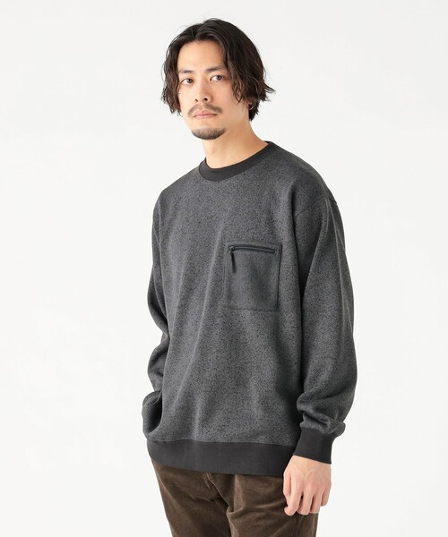 B:MING by BEAMS（ビーミングバイビームス）の「ライトフリース クルーネック スウェット（ユニセックス）（スウェット・メンズ・チャコールグレー/ライトグレー/ネイビー・S/M/L/XL）」の14枚目の写真