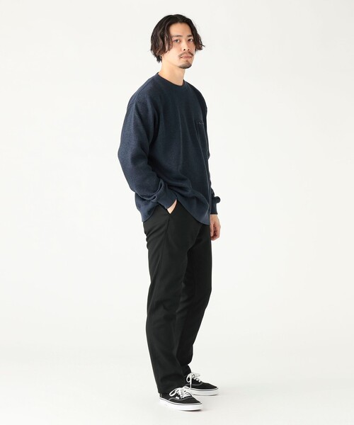 B:MING by BEAMS（ビーミングバイビームス）の「ライトフリース クルーネック スウェット（ユニセックス）（スウェット・メンズ・チャコールグレー/ライトグレー/ネイビー・S/M/L/XL）」の15枚目の写真