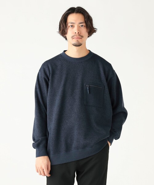 【新品未使用】BEAMS LIGHTS クルーネック スウェット セール】ライトフリース クルーネック スウェット（スウェット）｜B