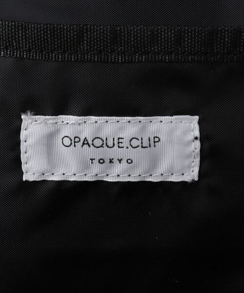 OPAQUE.CLIP（オペークドットクリップ）の「【撥水加工/多ポケット/A4サイズ対応】マルチファンクションツイルリュックサック（バックパック/リュック・レディース・チャコールグレー/ライトベージュ/ブラック・00）」の22枚目の写真