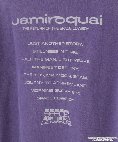 B.C STOCK（ベーセーストック）の「【JAMIROQUAI / ジャミロクワイ】別注 スノー加工 Tシャツ（Tシャツ/カットソー・メンズ・カーキ/ピンク系その他/ブラック/パープル系その他・LARGE/MEDIUM）」の12枚目の写真