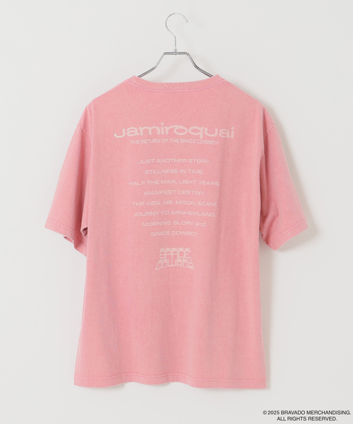 B.C STOCK（ベーセーストック）の「【JAMIROQUAI / ジャミロクワイ】別注 スノー加工 Tシャツ（Tシャツ/カットソー・メンズ・カーキ/ピンク系その他/ブラック/パープル系その他・LARGE/MEDIUM）」の7枚目の写真