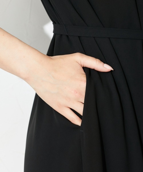 slattgir(スラットジール)の「高身長 【喪服・礼服】前開きロングワンピースアンサンブル(ウォッシャブル・接触冷感)(トールサイズ)(スーツセット・レディース・ブラック・TM/TL/TLL/T3L/T4L/T5L)」の16枚目の写真