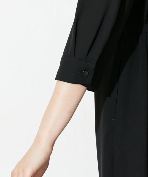 slattgir(スラットジール)の「高身長 【喪服・礼服】前開きロングワンピースアンサンブル(ウォッシャブル・接触冷感)(トールサイズ)(スーツセット・レディース・ブラック・TM/TL/TLL/T3L/T4L/T5L)」の17枚目の写真