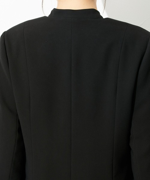 slattgir(スラットジール)の「高身長 【喪服・礼服】前開きロングワンピースアンサンブル(ウォッシャブル・接触冷感)(トールサイズ)(スーツセット・レディース・ブラック・TM/TL/TLL/T3L/T4L/T5L)」の10枚目の写真
