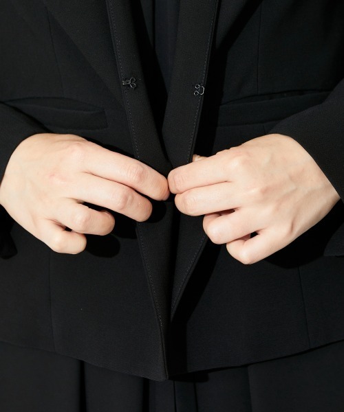 slattgir(スラットジール)の「高身長 【喪服・礼服】前開きロングワンピースアンサンブル(ウォッシャブル・接触冷感)(トールサイズ)(スーツセット・レディース・ブラック・TM/TL/TLL/T3L/T4L/T5L)」の11枚目の写真