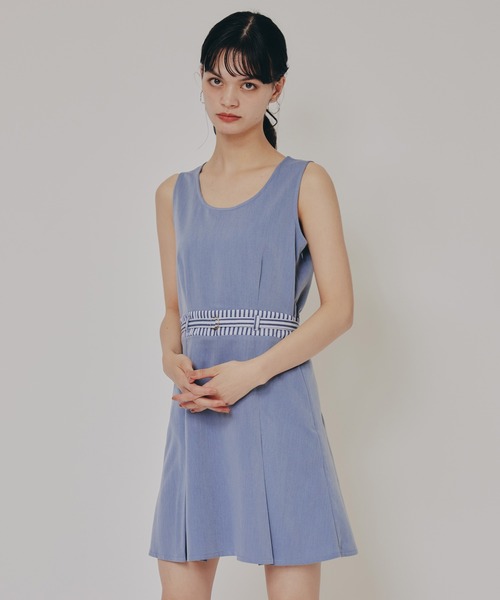 新品タグ付き　レディアゼル　ノースリーブワンピース　ショートジャケット　セット ショートジャケット×キャミワンピース | レディアゼル(REDYAZEL