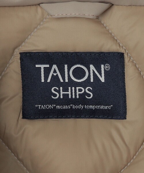 SHIPS（シップス）の「【SHIPS別注】TAION: ダウン ブルゾン（ダウンジャケット/コート・メンズ・オリーブ/カーキ/ブラック・MEDIUM/LARGE/SMALL/X-LARGE）」の21枚目の写真