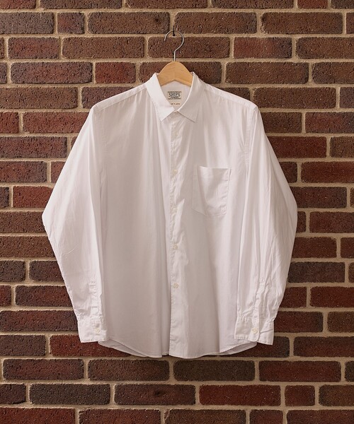 セール】SHIPS: AUTHENTIC ベーシック レギュラーカラー シャツ