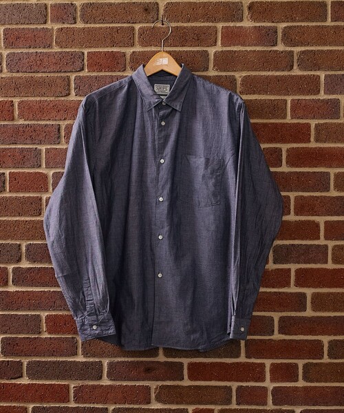 SHIPS(シップス)の「SHIPS: AUTHENTIC ベーシック レギュラーカラー シャツ(シャツ/ブラウス・メンズ・ダークブルー/ホワイト/ブラック/ライトブルー・MEDIUM/LARGE/X-LARGE/SMALL)」の3枚目の写真