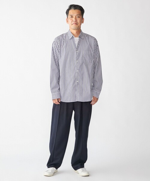 SHIPS(シップス)の「SHIPS: AUTHENTIC ベーシック レギュラーカラー シャツ(シャツ/ブラウス・メンズ・ダークブルー/ホワイト/ブラック/ライトブルー・MEDIUM/LARGE/X-LARGE/SMALL)」の6枚目の写真