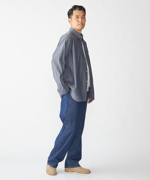 SHIPS(シップス)の「SHIPS: AUTHENTIC ベーシック レギュラーカラー シャツ(シャツ/ブラウス・メンズ・ダークブルー/ホワイト/ブラック/ライトブルー・MEDIUM/LARGE/X-LARGE/SMALL)」の8枚目の写真