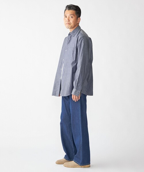 SHIPS(シップス)の「SHIPS: AUTHENTIC ベーシック レギュラーカラー シャツ(シャツ/ブラウス・メンズ・ダークブルー/ホワイト/ブラック/ライトブルー・MEDIUM/LARGE/X-LARGE/SMALL)」の10枚目の写真