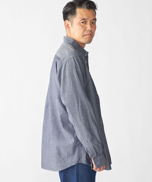 SHIPS(シップス)の「SHIPS: AUTHENTIC ベーシック レギュラーカラー シャツ(シャツ/ブラウス・メンズ・ダークブルー/ホワイト/ブラック/ライトブルー・MEDIUM/LARGE/X-LARGE/SMALL)」の12枚目の写真