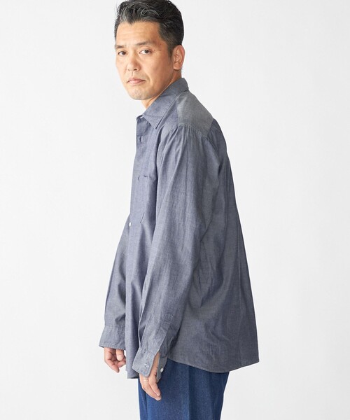 SHIPS(シップス)の「SHIPS: AUTHENTIC ベーシック レギュラーカラー シャツ(シャツ/ブラウス・メンズ・ダークブルー/ホワイト/ブラック/ライトブルー・MEDIUM/LARGE/X-LARGE/SMALL)」の14枚目の写真