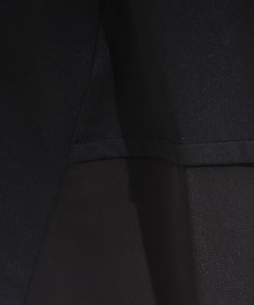 SHOO・LA・RUE（シューラルー）の「【S-LL/UV/吸水速乾】きれいに体型カバー Aライン チュニックワンピース（チュニック・レディース・グリーン系/ブラック/オリーブ・01/02/03/04）」の7枚目の写真