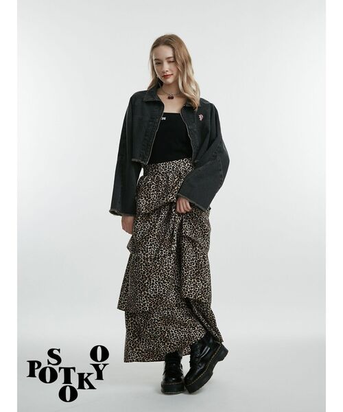 jouetie（ジュエティ）の「【something×PosTokyo】ZIP BLOUSON/ジップデニムジャケット（デニムジャケット・レディース・ブルー/ブラック/ピンク・MEDIUM）」の14枚目の写真