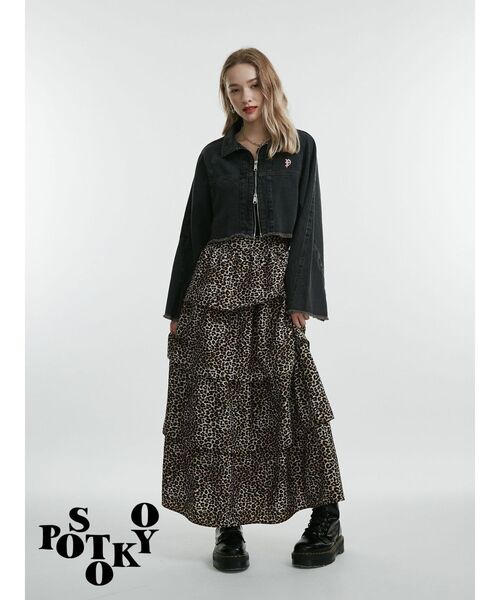 jouetie（ジュエティ）の「【something×PosTokyo】ZIP BLOUSON/ジップデニムジャケット（デニムジャケット・レディース・ブルー/ブラック/ピンク・MEDIUM）」の15枚目の写真