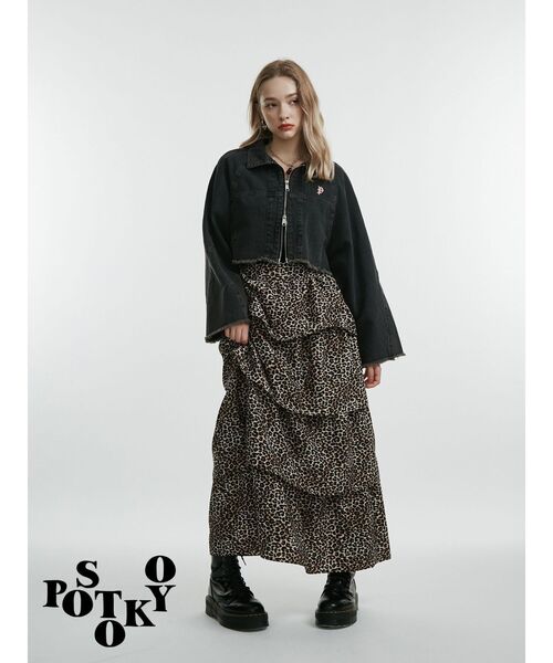 jouetie（ジュエティ）の「【something×PosTokyo】ZIP BLOUSON/ジップデニムジャケット（デニムジャケット・レディース・ブルー/ブラック/ピンク・MEDIUM）」の16枚目の写真