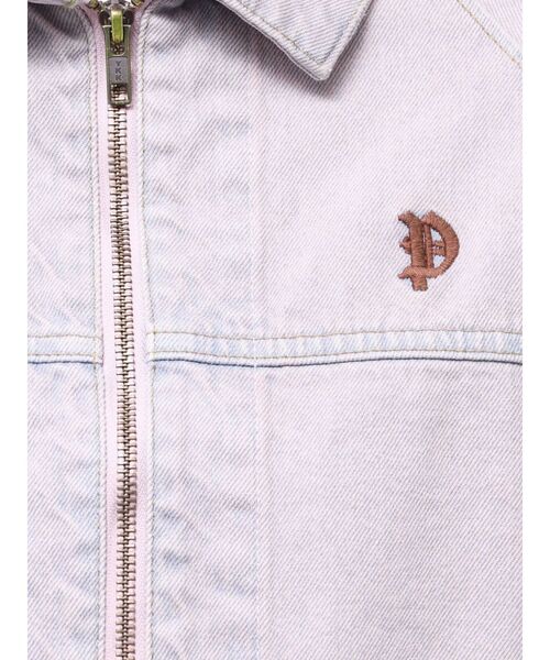 jouetie（ジュエティ）の「【something×PosTokyo】ZIP BLOUSON/ジップデニムジャケット（デニムジャケット・レディース・ブルー/ブラック/ピンク・MEDIUM）」の9枚目の写真