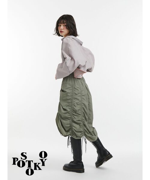 jouetie（ジュエティ）の「【something×PosTokyo】ZIP BLOUSON/ジップデニムジャケット（デニムジャケット・レディース・ブルー/ブラック/ピンク・MEDIUM）」の20枚目の写真