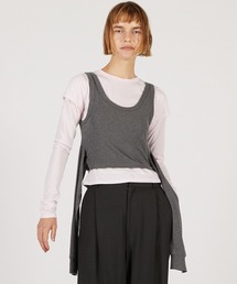 ダメージレイヤードロンTEE / Damaged Layered Long Sleeve Tee（T