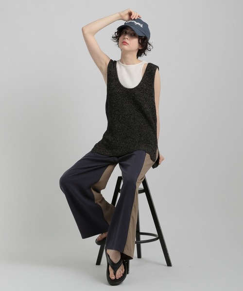 GEORGE'S(ジョージズ)の「カラーブロックパンツ(その他パンツ・レディース・アイボリー系/ネイビー系/ブラック系・SMALL/MEDIUM)」の10枚目の写真