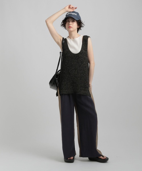 GEORGE'S(ジョージズ)の「カラーブロックパンツ(その他パンツ・レディース・アイボリー系/ネイビー系/ブラック系・SMALL/MEDIUM)」の11枚目の写真