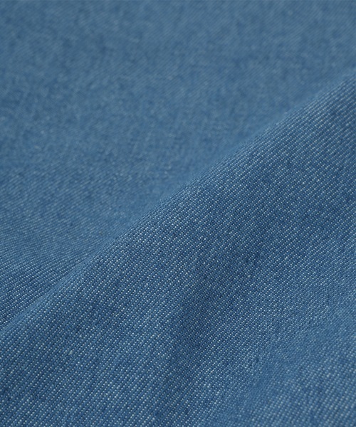 Petit Honfleur（プチオンフルール）の「デニムトートバッグ【A4対応・ファスナーあり】（トートバッグ・レディース・ネイビー/ブルー・フリー）」の5枚目の写真