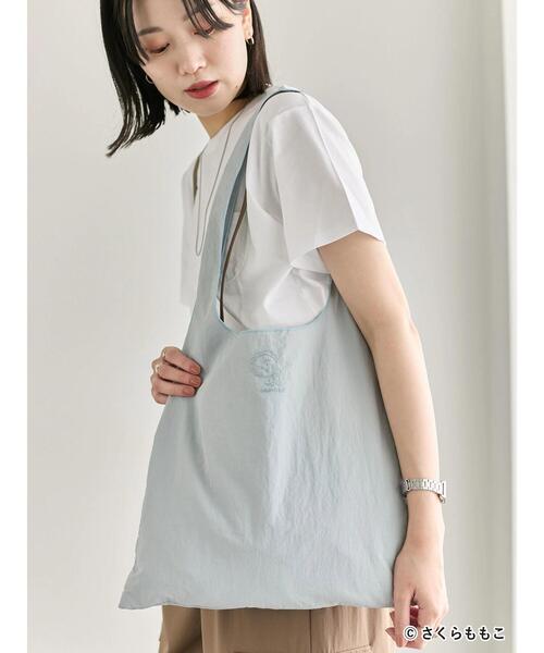 Samansa Mos2 blue（サマンサモスモスブルー）の「COJI-COJI/パイピングトート（ハンドバッグ・レディース・イエロー/グレー・F）」の19枚目の写真