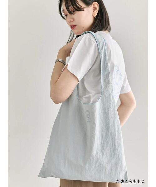 Samansa Mos2 blue（サマンサモスモスブルー）の「COJI-COJI/パイピングトート（ハンドバッグ・レディース・イエロー/グレー・F）」の20枚目の写真