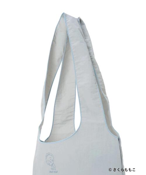 Samansa Mos2 blue（サマンサモスモスブルー）の「COJI-COJI/パイピングトート（ハンドバッグ・レディース・イエロー/グレー・F）」の12枚目の写真